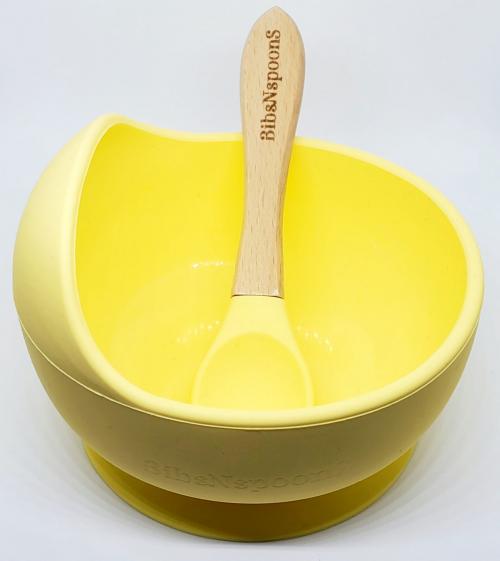 Silicone Baby/Toddler Bowl+Spoon Set