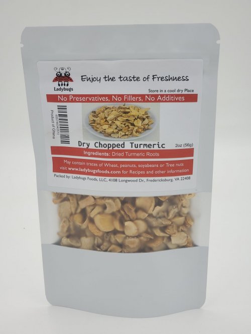 Dry Chopped Turmeric - 2oz