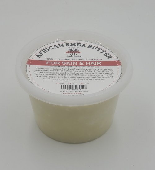 100% Unrefined Unscented African Shea Butter - 15.5oz