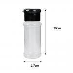 12pack 2oz Plastic Spice Salt Pepper Shakers Seasoning Condiment Vinegar Bottle (Add color of choice in comments)
